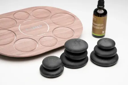 S1 Revival Hot Stone Spa Set - 8 Basalt Stones for Home Relaxation