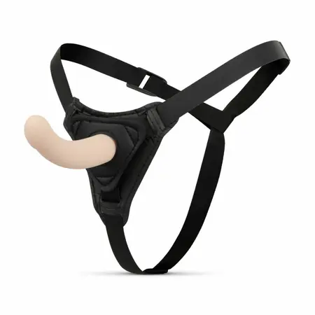 Sinner Gear Strap-On Silicone Model with Adjustable Harness, Curved Design