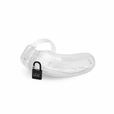 Shots Lockdown Transparent Intimate Cage Large Adjustable Set
