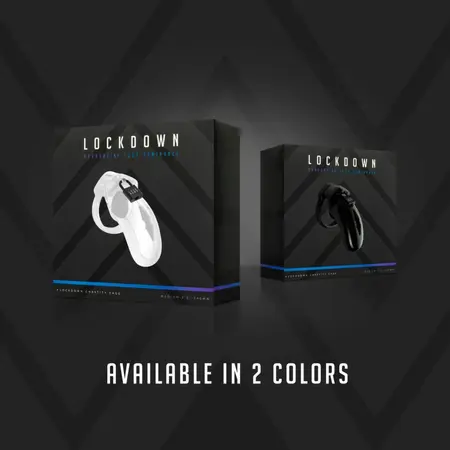 Master Series Lockdown Secure Cage Clear Medium Adjustable Fit