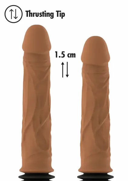 HIDDEN DESIRE INFERNO Double Thrusting Silicone Intimate Machine, Remote, 5cm