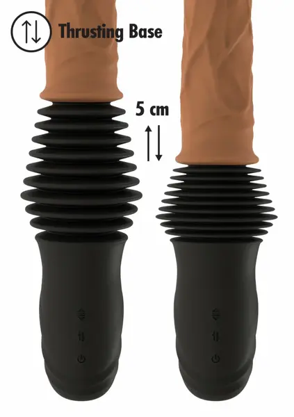HIDDEN DESIRE INFERNO Double Thrusting Silicone Intimate Machine, Remote, 5cm