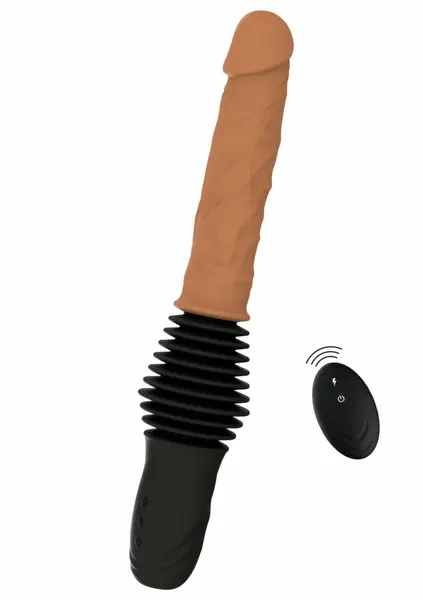 HIDDEN DESIRE INFERNO Double Thrusting Silicone Intimate Machine, Remote, 5cm