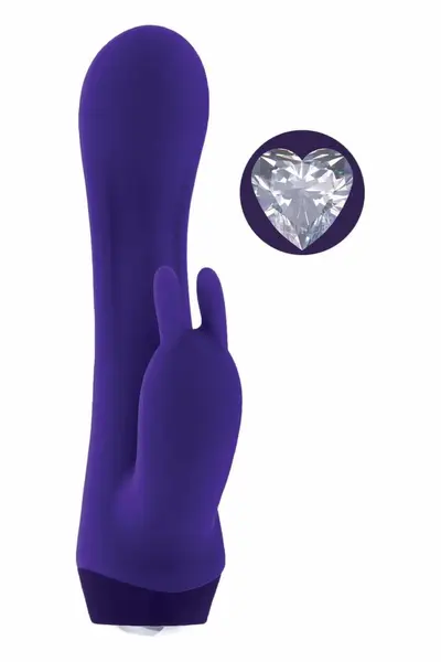 SELOPA PLUM JOB Rabbit Vibrator Dual Motor USB Rechargeable Purple 13.5cm