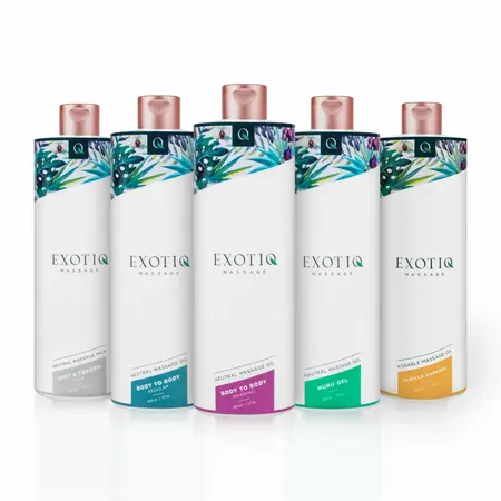 Exotiq Massage Oil Vanilla Caramel 500ml - Nourishing Aromatic Blend