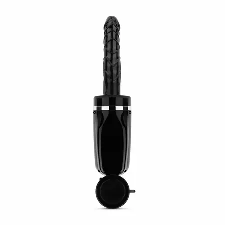 Teazers Thrusting Silicone Intimate Machine with Suction Cup Black 23cm