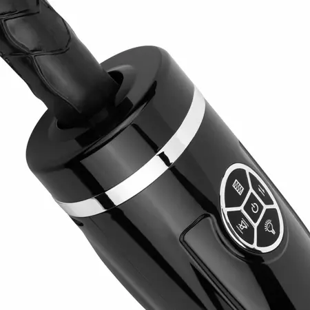 Teazers Thrusting Silicone Intimate Machine with Suction Cup Black 23cm