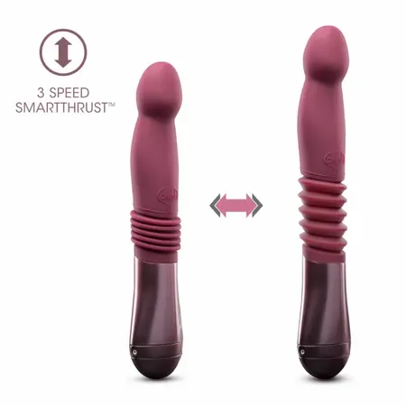 Blush Temptasia Trixie Thrusting Silicone Device Wine Red 25.5-28.5cm