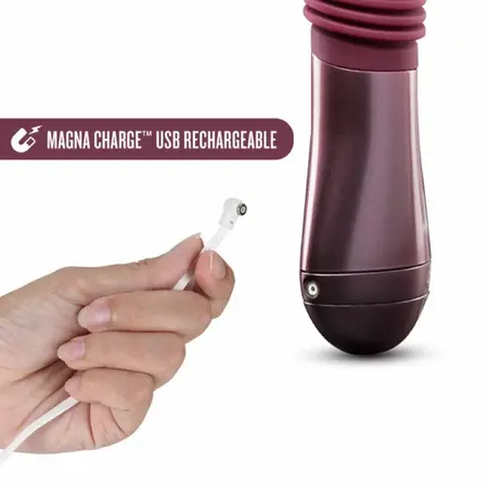 Blush Temptasia Trixie Thrusting Silicone Device Wine Red 25.5-28.5cm