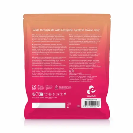 EasyGlide Ribs & Dots Intimate Protection Condoms 40 pcs Anatomical Fit