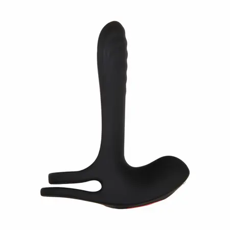 Evolved Vibrating Enhancement Ring Black - Adjustable, 9-Mode, Waterproof