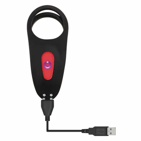 Evolved Vibrating Enhancement Ring Black - Adjustable, 9-Mode, Waterproof