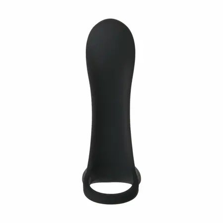 Evolved Cock Armor Rechargeable Silicone Vibrating Ring Black
