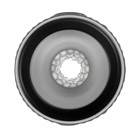 Evolved Barrel of Fun Black Dual-Sided Intimate Machine, 12 Modes
