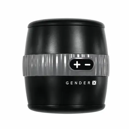 Evolved Barrel of Fun Black Dual-Sided Intimate Machine, 12 Modes