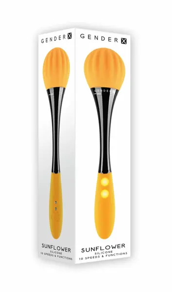 Evolved Sunflower Dual Motor Silicone Intimate Device Orange