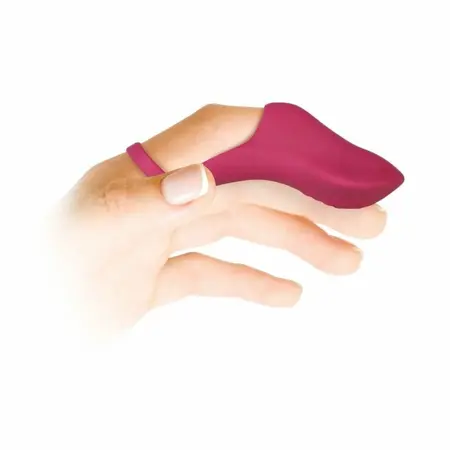 Frisky Finger компактен акумулаторен вибратор за пръст, розов