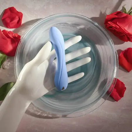 Evolved Blue Crush G-Spot Intimate Machine Flexible Silicone Blue