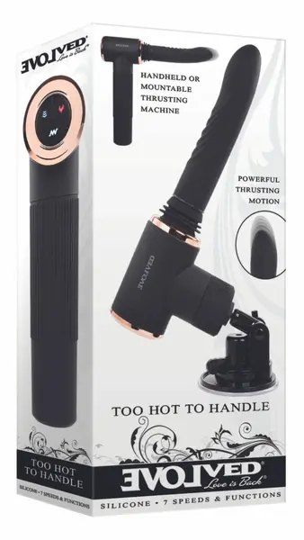 Evolved Too Hot To Handle Intimate Device Black 7 Modes Heating Function