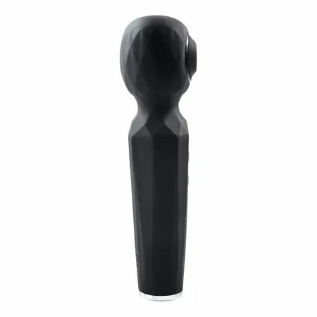 Evolved Rainbow Sucker Wand Multi-Function Stimulator Black