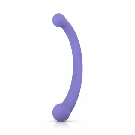 Good Vibes Only Jane Dual-Ended Silicone Vibrator Purple 10 Modes