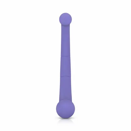 Good Vibes Only Jane Dual-Ended Silicone Vibrator Purple 10 Modes