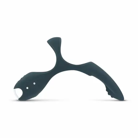 Boners Triple Ring Blue - Silicone Intimate System, USB Rechargeable