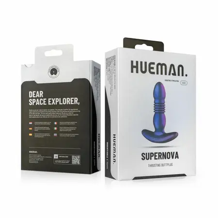 Hueman Motion Silicone Plug with Thrusting Action, 7 Modes, Waterproof