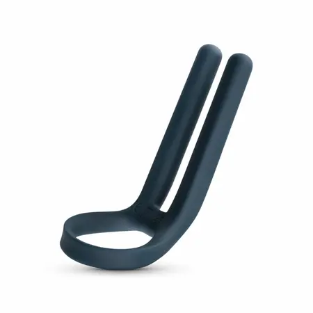 Boners Blue Silicone Stimulation Ring with 10-Mode Vibration System