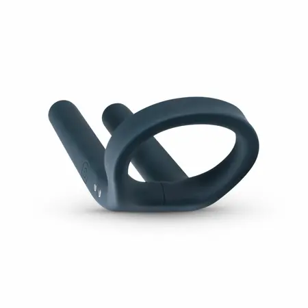 Boners Blue Silicone Stimulation Ring with 10-Mode Vibration System