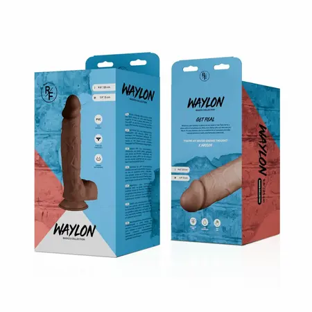 Real Fantasy Waylon Intimate Device 25 cm with Suction Base, Flesh Tone