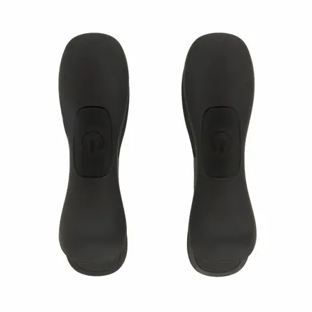 Bedroom Fantasies Vibrating Nipple Clamps Black - Wireless Adjustable Set
