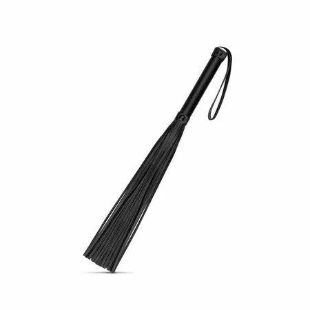 Ouch! Faux Leather Impact Tool Black - Ergonomic Grip, Wrist Loop