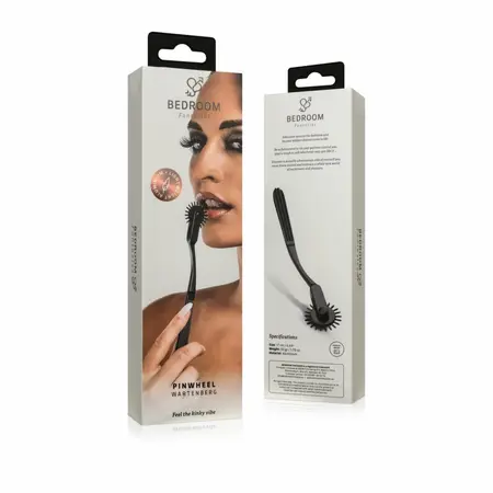 Kiotos Aluminium Sensory Pinwheel Black - Precision Stimulation Tool