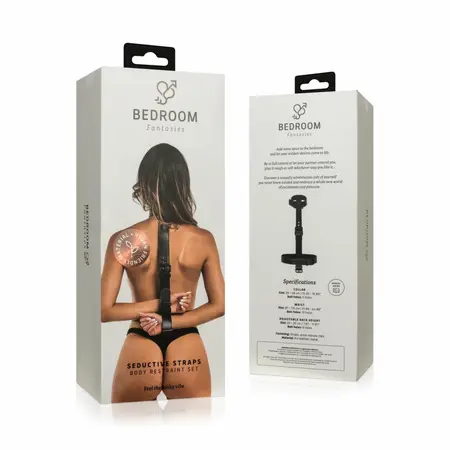 EasyToys Faux Leather Body Restraint Set - Adjustable Collar & Cuffs