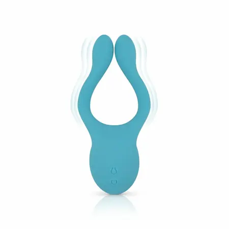 Cala Azul Dani Multi-Functional Partner Device, 10 Modes, Blue Silicone