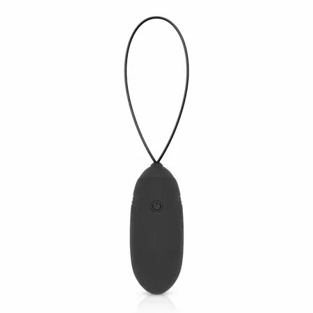 LUV EGG Black Wireless Silicone Intimate Device with 10 Modes