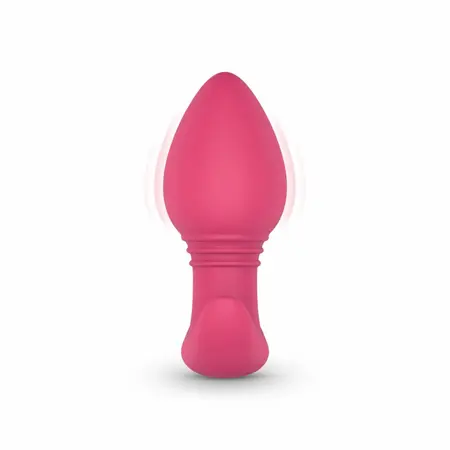 EasyConnect Axel Pink App-Controlled Vibrating Anal Device, Silicone