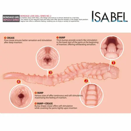Kokos Isabel Intimate Sleeve Soft Touch Silicone Natural Size