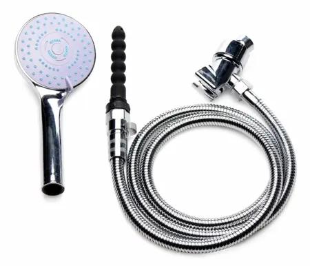 CleanStream Deluxe Intimate Hygiene Set 5-Mode, 144 cm Hose, Silver
