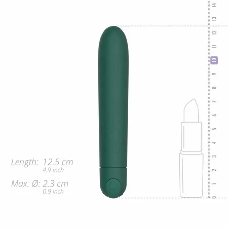 GLOV Eco Bullet Vibrator Green Rechargeable 10-Function Device