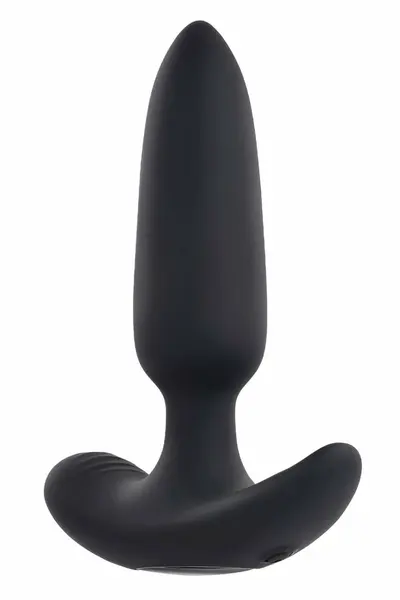 Black Beauty анален разширител с дистанционно, черен, 11,3 см