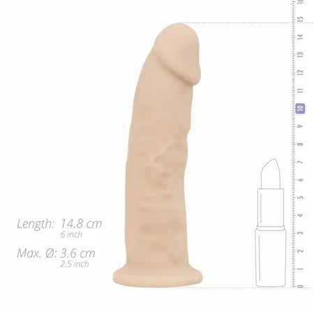 Real Fantasy Deluxe Harris Model, Flexible Silicone, 15 cm, Beige