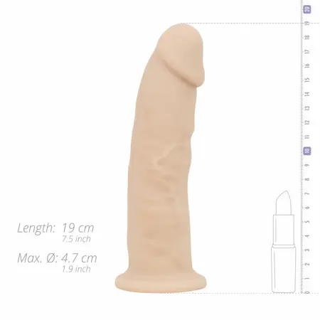 Real Fantasy Parker Deluxe 18 cm Anatomical Silicone Model, Suction Base