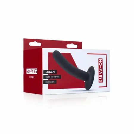 NO-PARTS Logan Model 13.5 cm Black Silicone Intimate Accessory