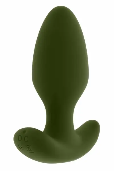 SELOPA THE COLONEL Vibrating Plug Silicone Remote Control Black 10.2cm