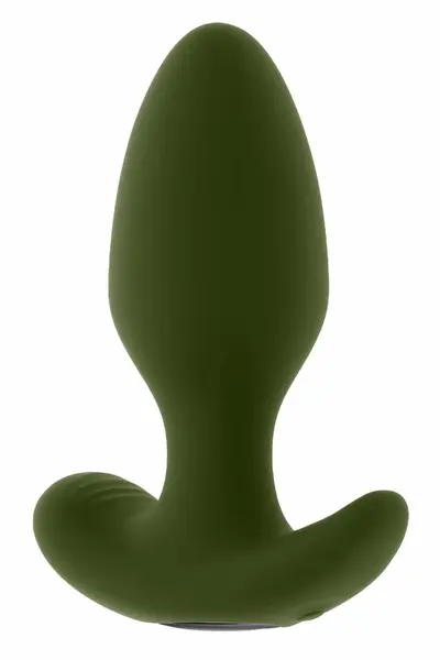 SELOPA THE COLONEL Vibrating Plug Silicone Remote Control Black 10.2cm