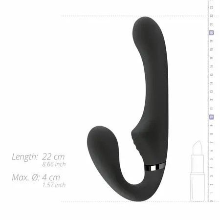 NO-PARTS Avery Strapless Vibrating Intimate Device 22cm Silicone Purple