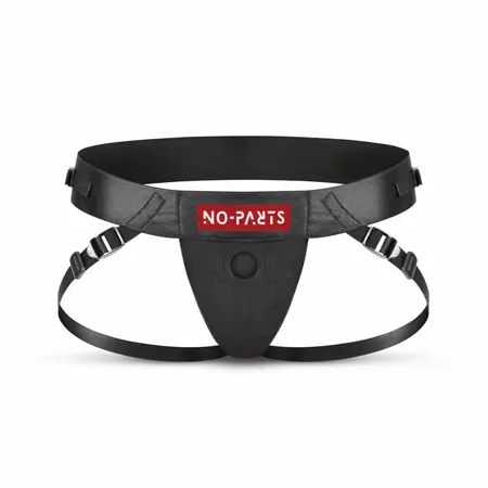 No-Parts Jordan Adjustable Intimate Harness, Flexible Size, Black