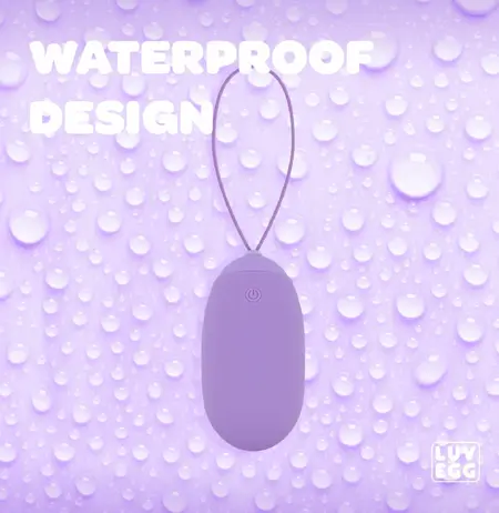 Easytoys Luv Egg XL Purple - Remote-Controlled Silicone Intimate Device